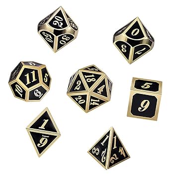 ZEYOHUAN メタルDNDダイスセット 02 7個 ZEYOHUAN メタルDNDダイスセット 02 7個入り サイコロ ダイス 手品